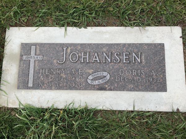  Henry Albert  Johansen Marker Image